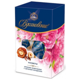 Набор конфет "Вдохновение" с шоколадно-ореховым кремом и целым фундуком112гр