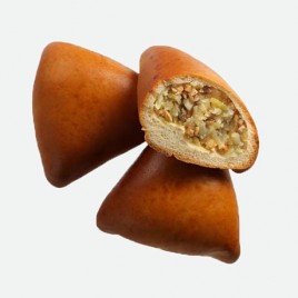 Пирожки домашние картошка с луком и грибами 1 уп.*4шт.