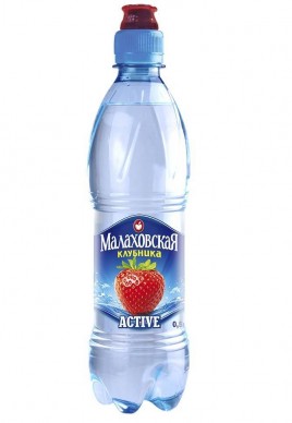 Вода Малаховская Актив Клубника б/г 0,5 л