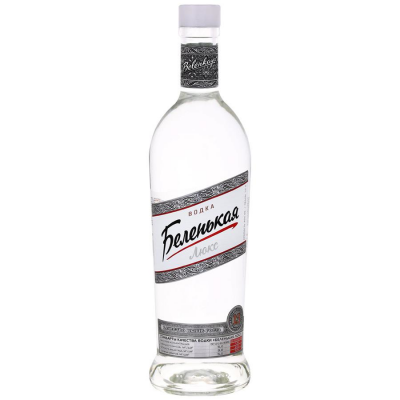 Водка Беленькая люкс 40% 1л