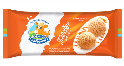 Пломбир Полено крем-брюле 15% 400г.Кореновка