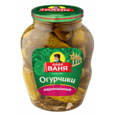 Огурцы маринованные Дядя Ваня с/б 1800г