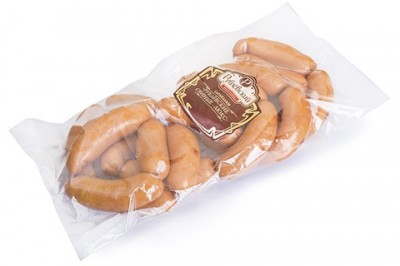 Сардельки Рублевские свиные-люкс 1кг. ДТ Рублевский