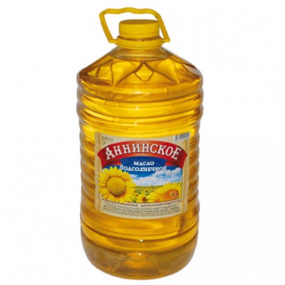 Масло подсолнечное Аннинское раф. 5л