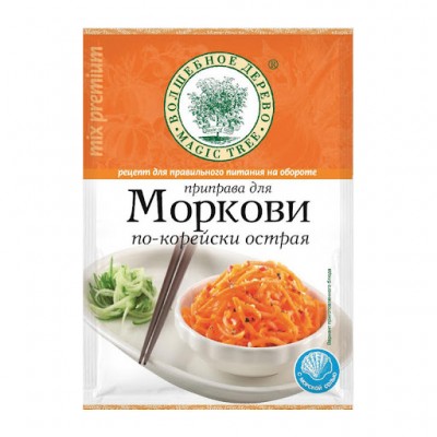 Приправа для моркови по-корейски острая 30г. Волшебное дерево