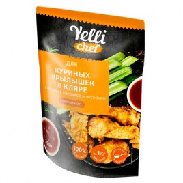 Нежный кляр для куриных крылышек с копченой паприкой и чесноком 200гр Йелли Шеф