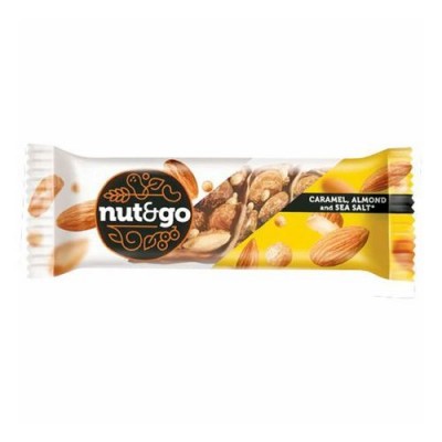 Батончик Nut N Go Протеин миндаль,карамель и морская соль 40гр