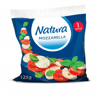 АКЦИЯ!!! БЗМЖ Сыр Моцарелла 45% 125гр Натура