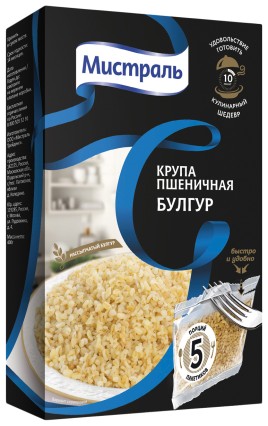 Мистраль Крупа Пшеничная Булгур вар./пакет 5*80гр