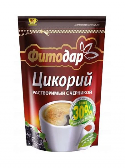 Цикорий растворимый с черникой  100гр Фитодар