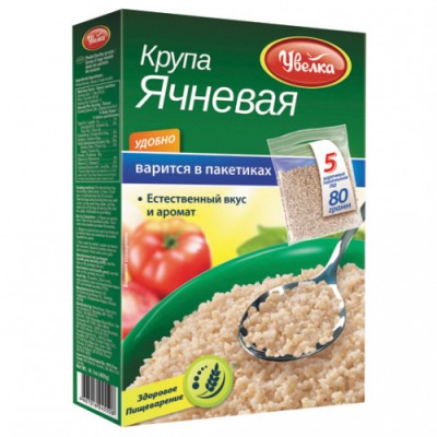 Увелка Крупа Ячневая вар./пакет 5*80г
