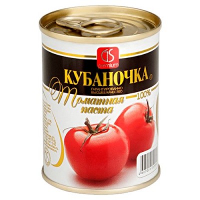 Томатная паста Кубаночка ж/б 140г