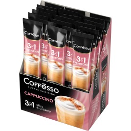 Кофе Coffesso Cappuccino 3 в 1 в порц. пакетах 15гр.