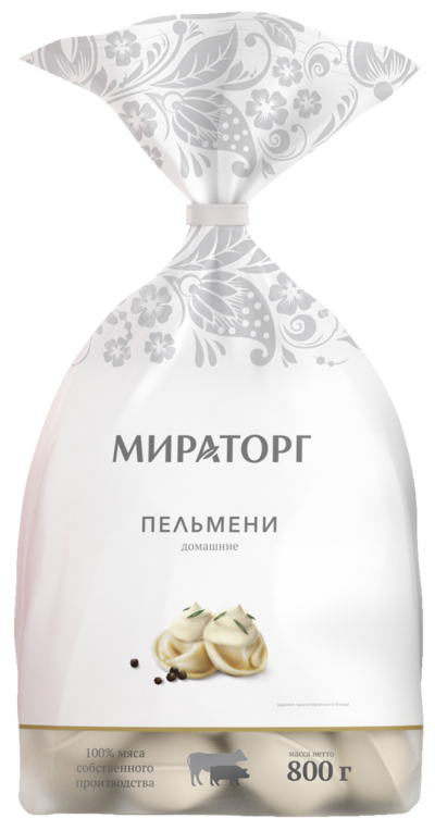 Пельмени "Домашние" зам.800г Мираторг