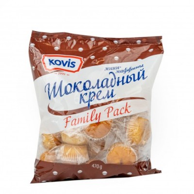 Мини-маффины шоколад Ковис 16шт 470г