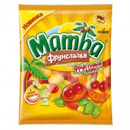 Жевательный мармелад Мамба Фрумеладки фруктовый микс 140гр
