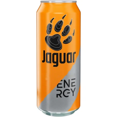 Напиток энергетический Ягуар Фанк Энерджи со вкусом манго и ананаса б/а 0.45л ж/б