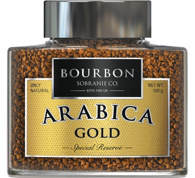 Кофе Bourbon Arabica Gold 100г с/б