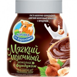 Паста коровка из кореновки молочно-шок. с фундуком 15% 330г Алексеевский МК