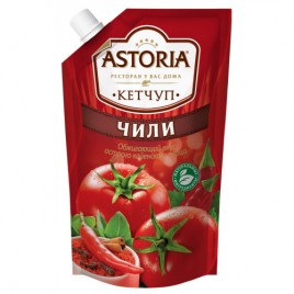 Кетчуп Астория чили 330г дой-пак