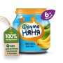 Пюре ФрутоНяня яблоко-банан 100г