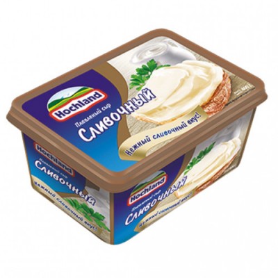 БЗМЖ Сыр плавленый Хохланд Сливочный ванночка 400г