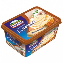 БЗМЖ Сыр плавленый Хохланд с грибами ванночка 400г