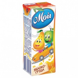 Нектар  Мой  Яблочно-грушевый 0,2л