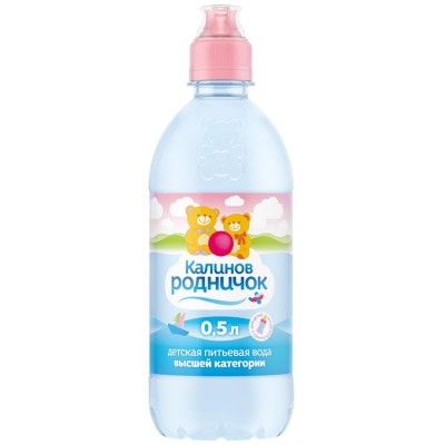 Вода Калинов родничок н/газ. для детей спорт 0,5л.
