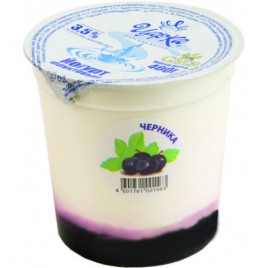БЗМЖ Йогурт черника 3,5% п/стакан 400г ЦарКа