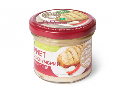 Риет из скумбрии Пикантный 100г Меридиан