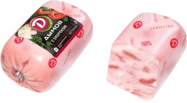 Ветчина С окороком п/а 400г Дымов